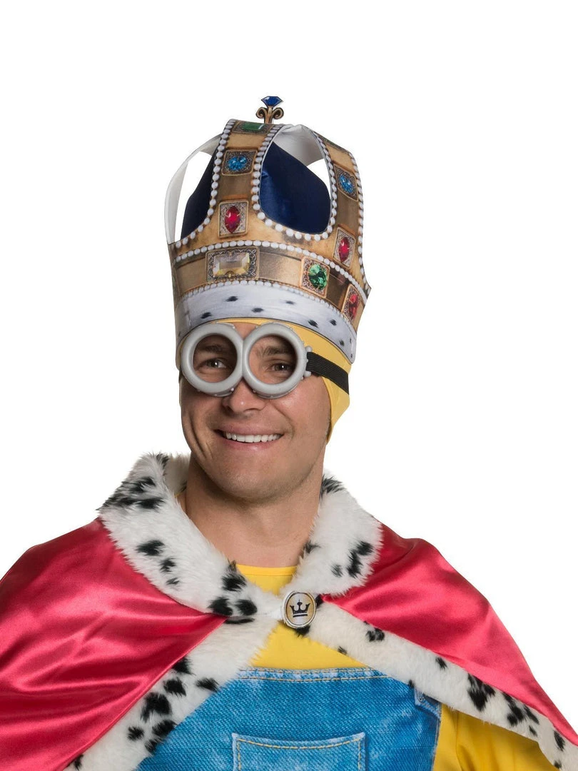 Rubie's Minion King Crown For Adults - Universal Despicable Me 3 Rubie's Minion King Crown For Adults - Universal Despicable Me