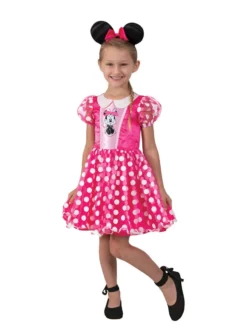 Rubie's Minnie Mouse Pink Deluxe Costume For Toddlers & Kids - Disney Mickey Mouse