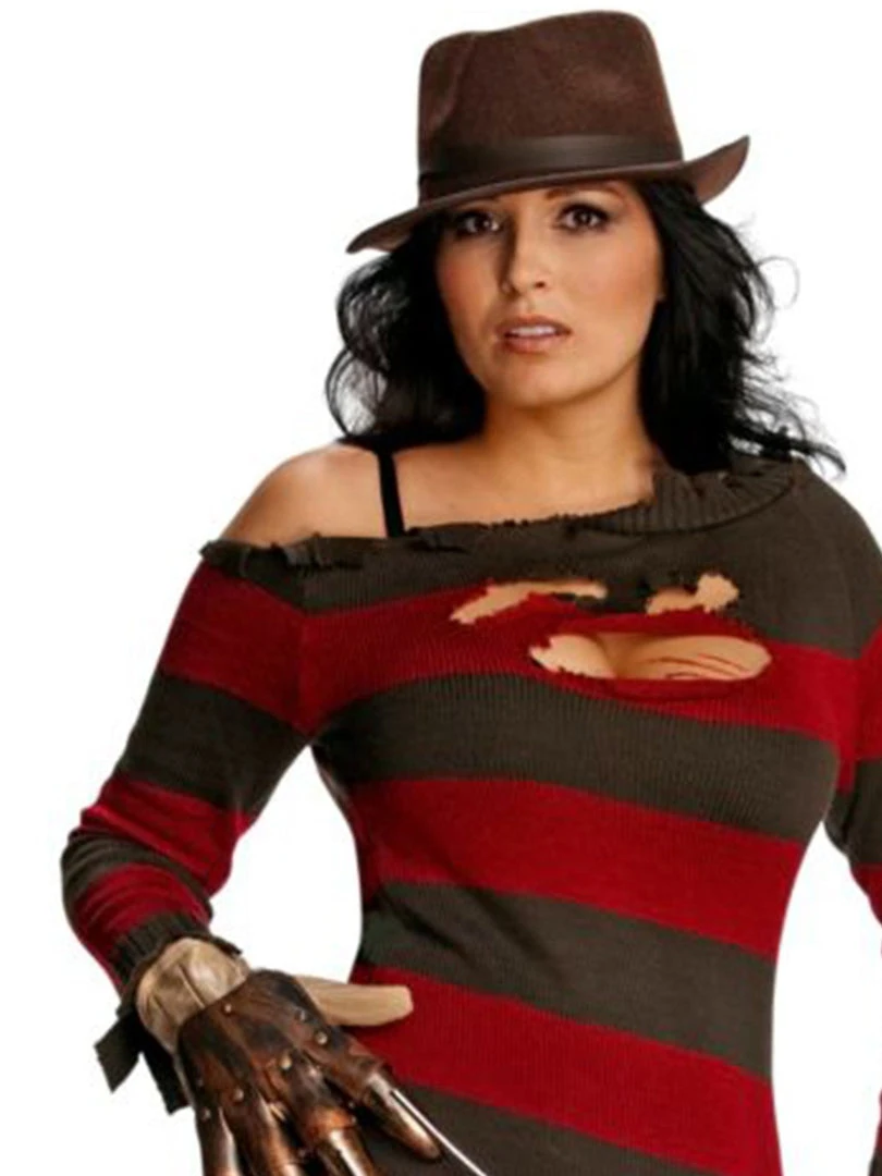 Rubie's Plus Size Costumes Miss Freddy Kruger Plus Size Costume For Adults - Warner Bros Nightmare On Elm St 4 Rubie's Plus Size Costumes Miss Freddy Kruger Plus Size Costume For Adults - Warner Bros Nightmare On Elm St