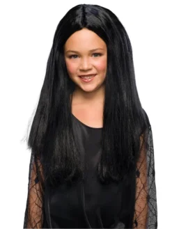 Rubie's Morticia Addams Wig For Kids - Warner Bros The Addams Family