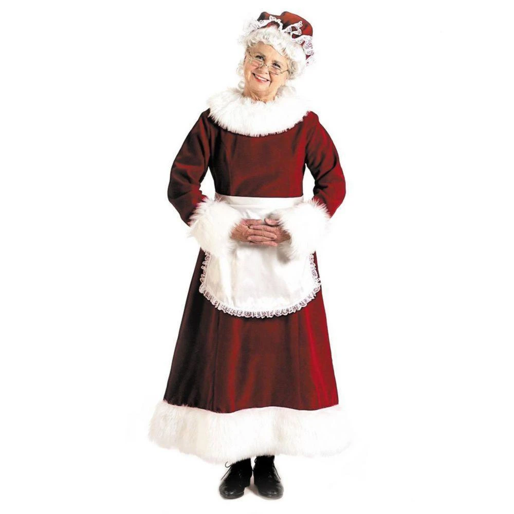 Halco Mrs Claus Deluxe Costume For Adults 3 Halco Mrs Claus Deluxe Costume For Adults