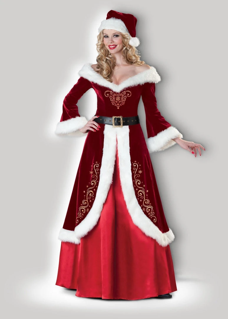 Incharacter Costumes Mrs St Nick Costume For Adults 3 Incharacter Costumes Mrs St Nick Costume For Adults