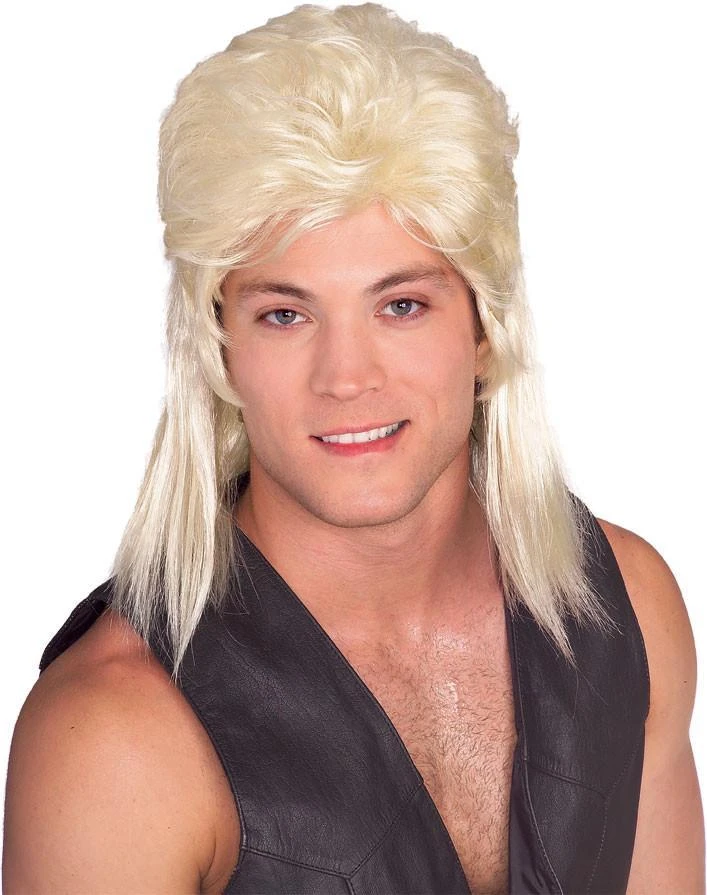 Rubie's Mullet Blonde Wig For Adults 3 Rubie's Mullet Blonde Wig For Adults