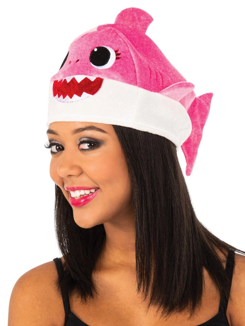 Rubie's Mummy Shark Pink Hat For Adults - Baby Shark 5 Rubie's Mummy Shark Pink Hat For Adults - Baby Shark