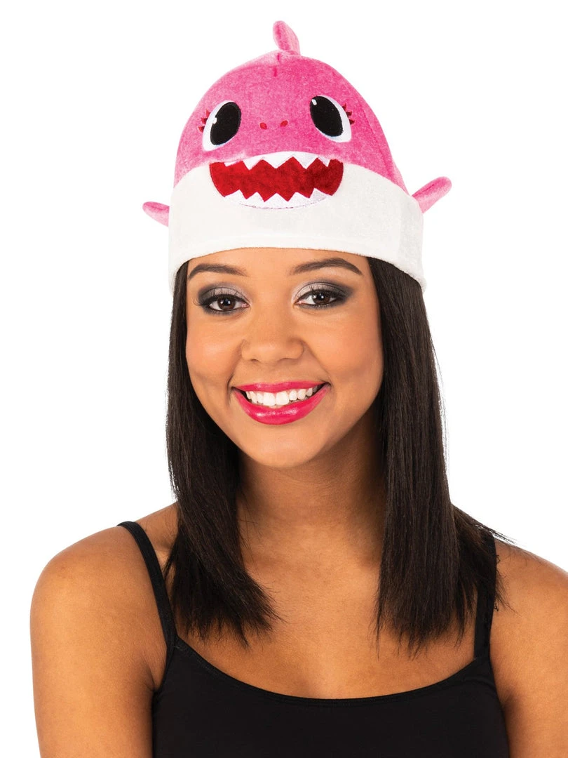Rubie's Mummy Shark Pink Hat For Adults - Baby Shark 3 Rubie's Mummy Shark Pink Hat For Adults - Baby Shark