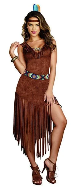 Dreamgirl Native American 'Hot On The Trail' Costume For Adults