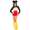 J Valentine Nicky Mouse Romper Costume For Adults 1 J Valentine Nicky Mouse Romper Costume For Adults