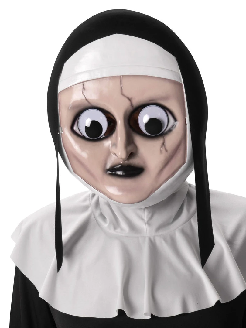 Rubie's Nun Googly Eyes Mask For Adults - Warner Bros The Nun 4 Rubie's Nun Googly Eyes Mask For Adults - Warner Bros The Nun