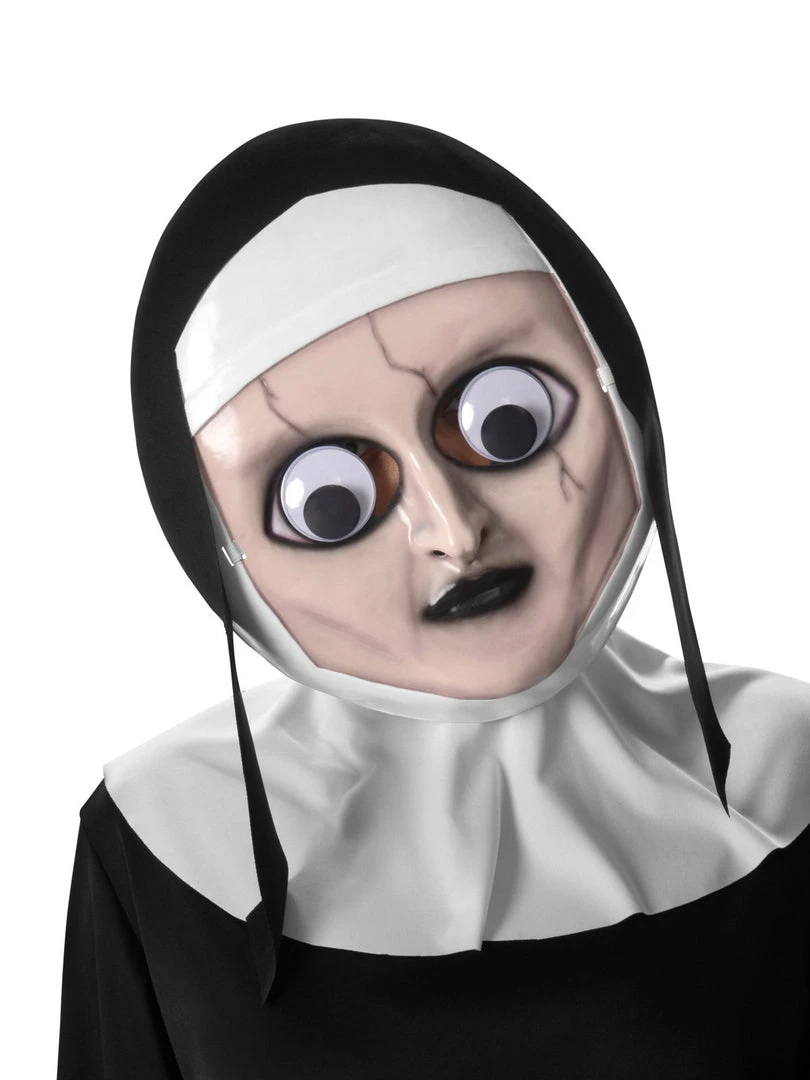 Rubie's Nun Googly Eyes Mask For Adults - Warner Bros The Nun 3 Rubie's Nun Googly Eyes Mask For Adults - Warner Bros The Nun