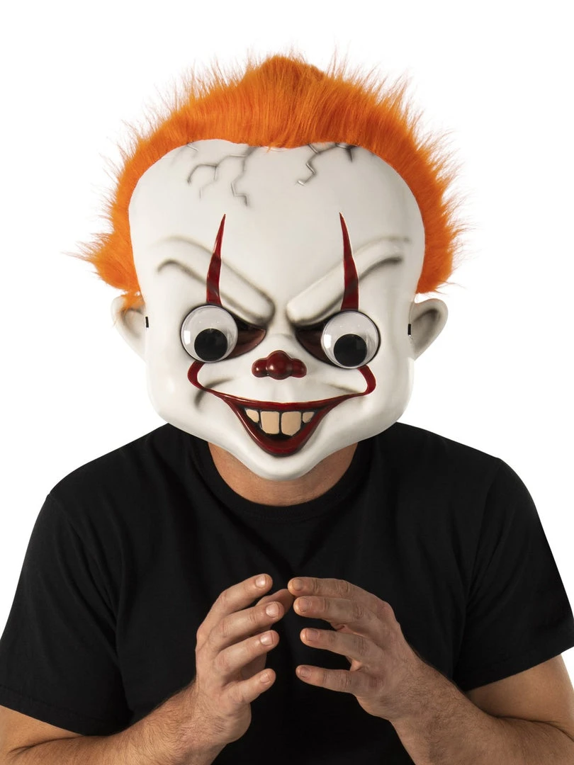 Rubie's Pennywise Googly Eyes Mask For Adults - Warner Bros 'IT' 5 Rubie's Pennywise Googly Eyes Mask For Adults - Warner Bros 'IT'