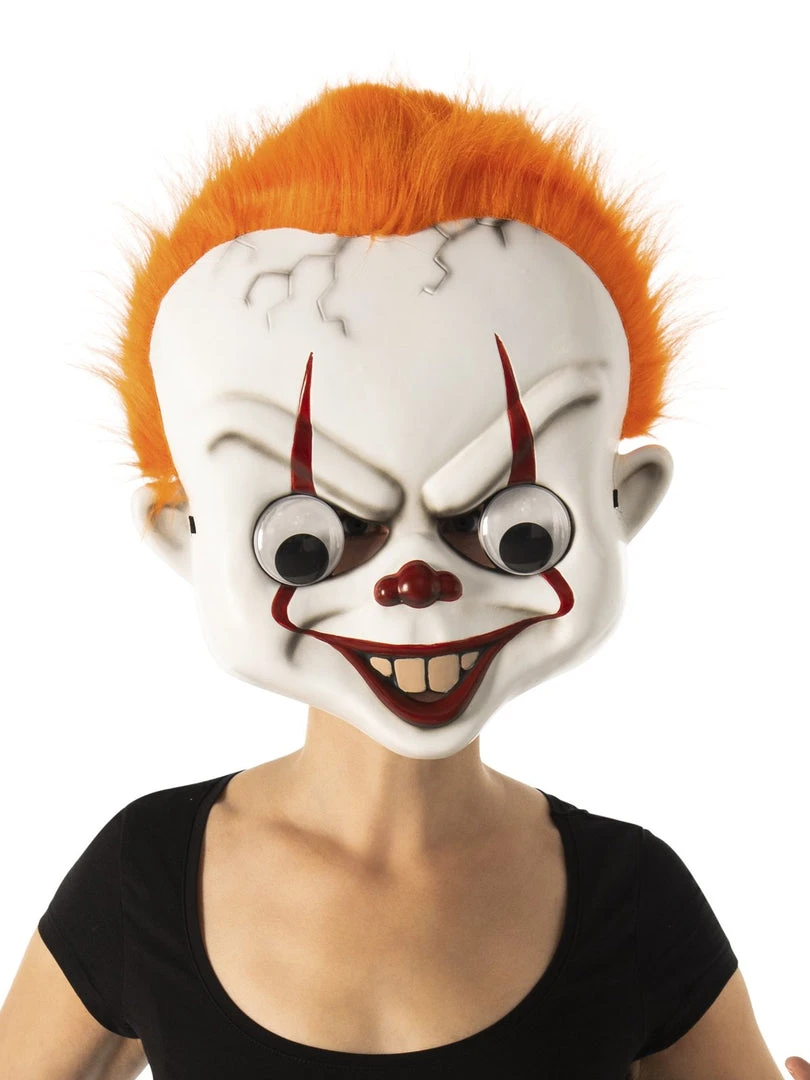 Rubie's Pennywise Googly Eyes Mask For Adults - Warner Bros 'IT' 3 Rubie's Pennywise Googly Eyes Mask For Adults - Warner Bros 'IT'