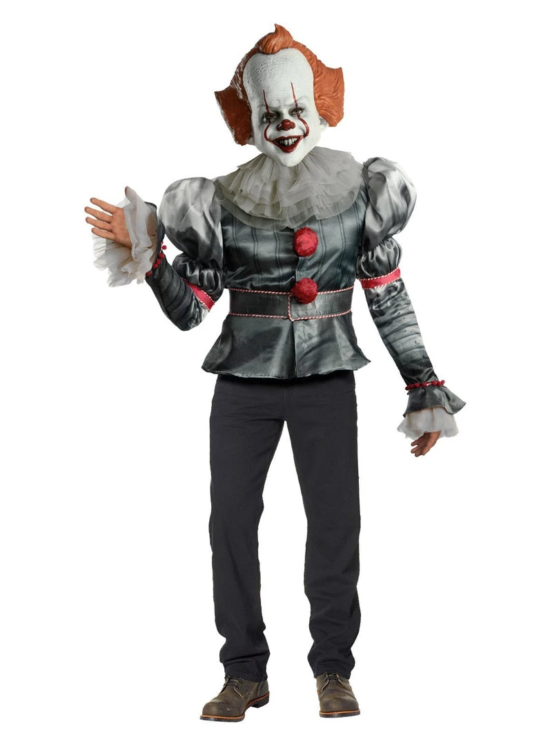Rubie's Pennywise 'It' Chapter 2 Deluxe Costume For Adults 3 Rubie's Pennywise 'It' Chapter 2 Deluxe Costume For Adults