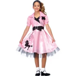 Costume Culture By Franco Llc Pink Hop Diva Poodle Skirt Costume For Kids