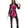 Rubie's Pink Ninja Warrior Costume For Adults 2 Rubie's Pink Ninja Warrior Costume For Adults