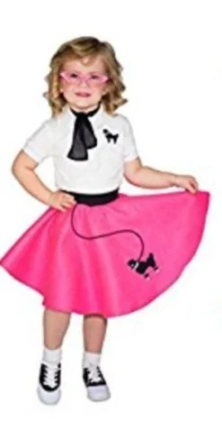 Charades Costumes Pink Poodle Dress For Toddlers