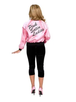 Charades Costumes Pink Satin Ladies Jacket For Adults