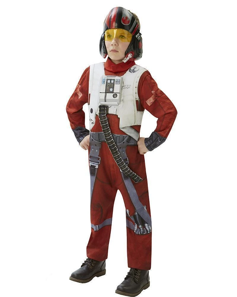 Rubie's Poe X-Wing Fighter Deluxe Costume For Kids - Disney Star Wars 3 Rubie's Poe X-Wing Fighter Deluxe Costume For Kids - Disney Star Wars