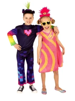 Rubie's Poppy Deluxe Pop Costume For Kids - Dreamworks Trolls 2