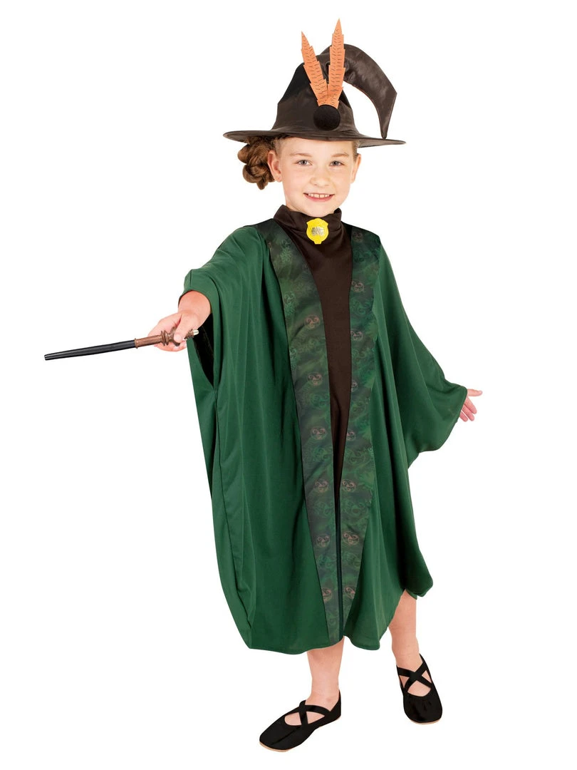 Rubie's Professor McGonagall Robe For Kids - Warner Bros Harry Potter 3 Rubie's Professor McGonagall Robe For Kids - Warner Bros Harry Potter