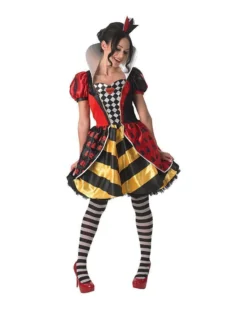 Rubie's Queen Of Hearts Red Costume For Adults - Disney Alice In Wonderland