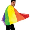Rubie's Rainbow Cape For Adults 2 Rubie's Rainbow Cape For Adults