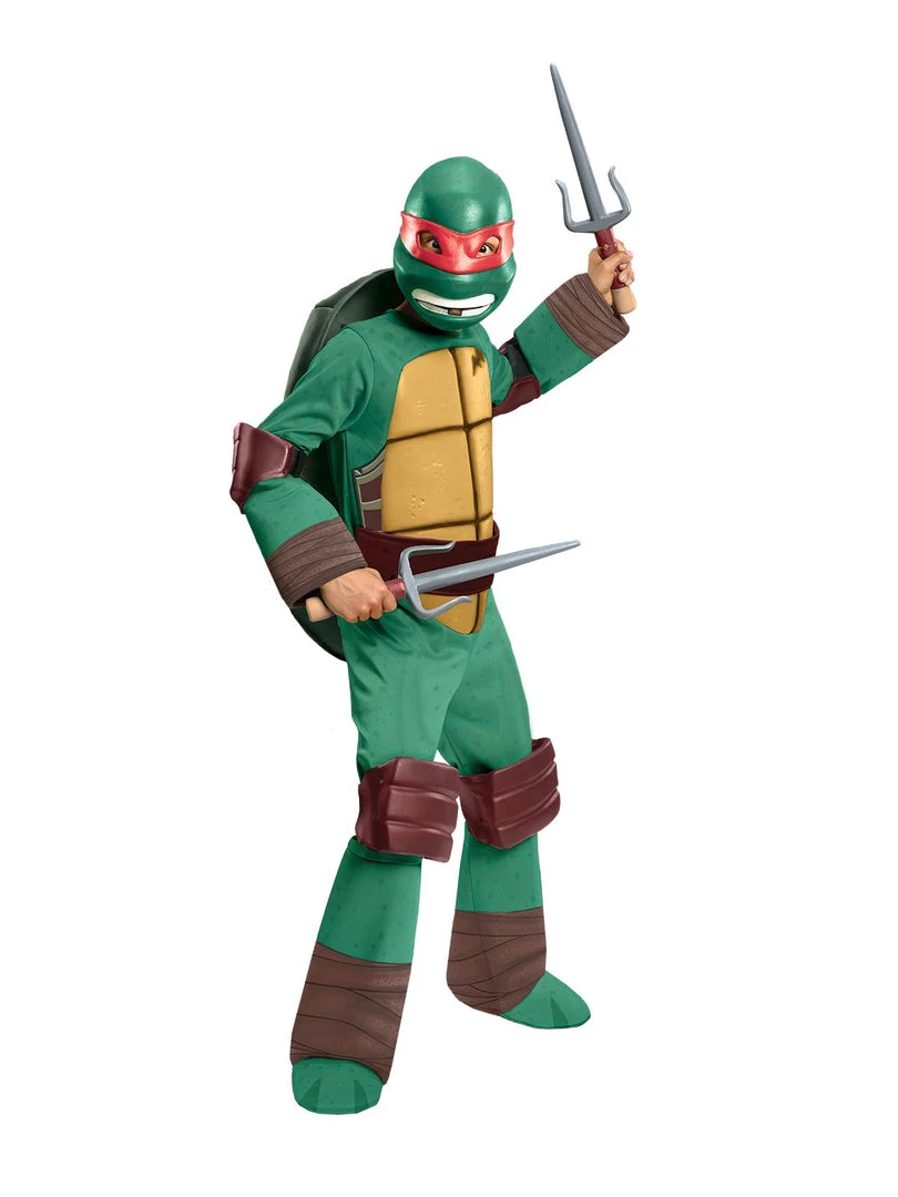 Rubie's Raphael Deluxe Costume For Kids - Nickelodeon Teenage Mutant Ninja Turtles 3 Rubie's Raphael Deluxe Costume For Kids - Nickelodeon Teenage Mutant Ninja Turtles