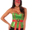 Rubie's Raphael Sequin Corset For Adults - Nickelodeon Teenage Mutant Ninja Turtles 2 Rubie's Raphael Sequin Corset For Adults - Nickelodeon Teenage Mutant Ninja Turtles
