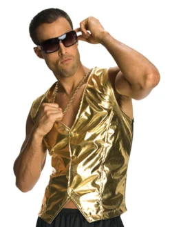Rubie's Rapper Gold Vest For Adults