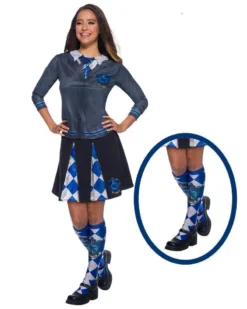 Rubie's Ravenclaw Costume Socks For Teens & Adults - Warner Bros Harry Potter