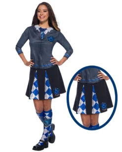 Rubie's Ravenclaw Skirt For Adults - Warner Bros Harry Potter