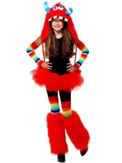 Charades Costumes Red Monster Costume Set For Kids