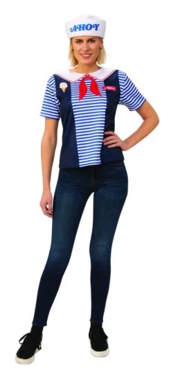 Rubie's Robin 'Scoops Ahoy Uniform' Costume For Adults - Netflix Stranger Things