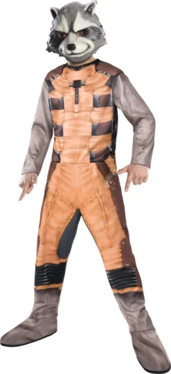 Rubie's Rocket Raccoon Costume For Kids- Marvel Guardians Of The Galaxy