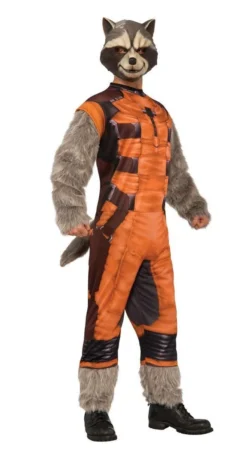 Rubie's Rocket Raccoon Deluxe Costume For Adults - Marvel Guardians Of The Galaxy
