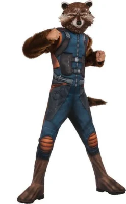 Rubie's Rocket Raccoon Deluxe Costume For Kids - Marvel Guardians Of The Galaxy