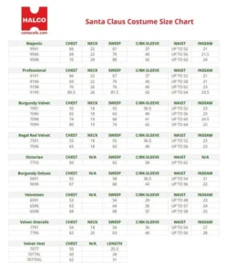 Halco Santa Claus Deluxe Costume For Adults