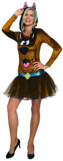 Rubie's Scooby Doo Hooded Tutu Costume For Adults - Warner Bros Scooby Doo