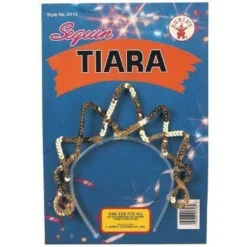 Rubie's Sequin Tiara Headband Adults