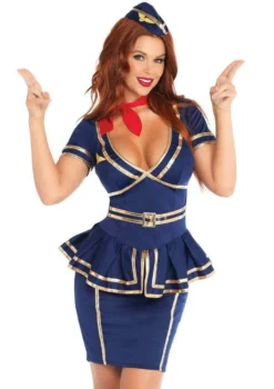 Leg Avenue Sexy Flight Attendant Costume For Adults