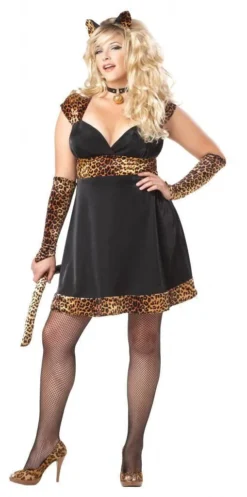 California Costume Collections Sexy Kitty Plus Size Costume For Adults