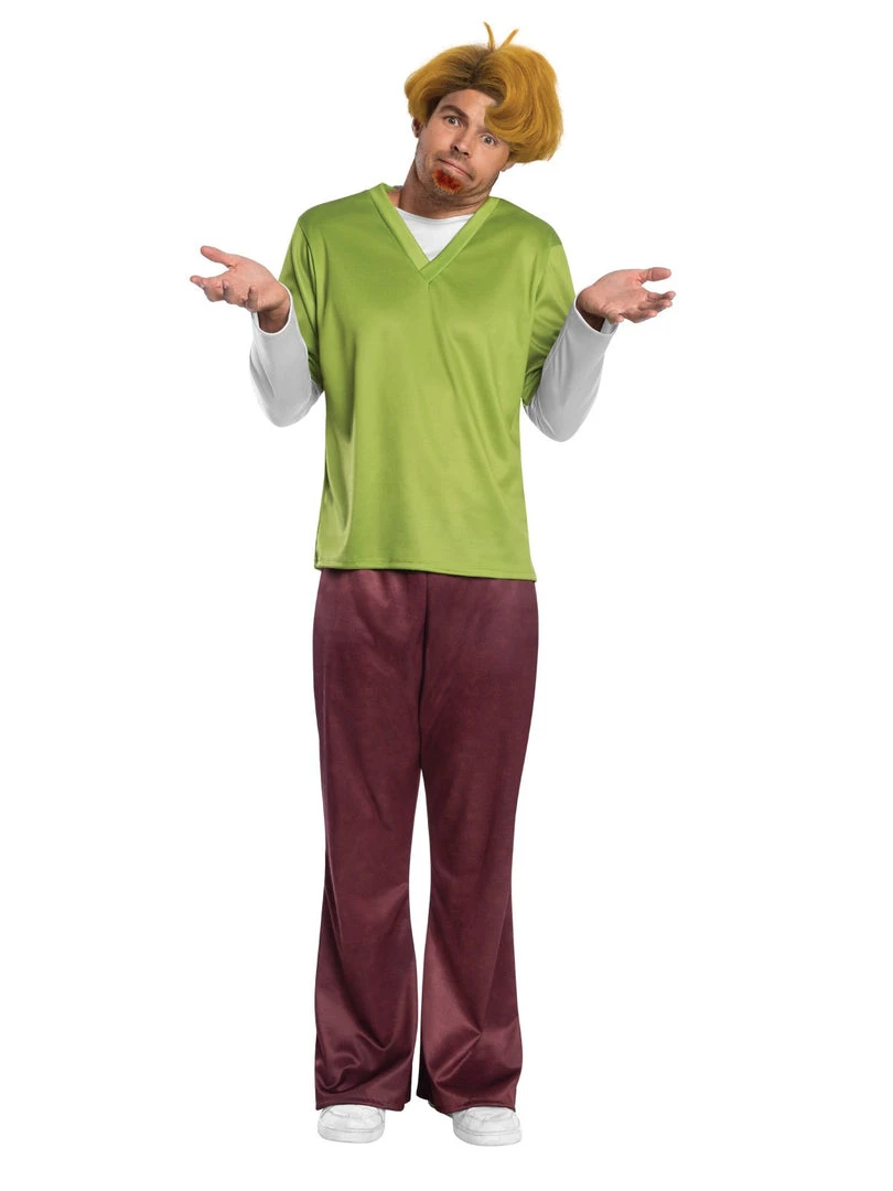 Rubie's Shaggy Costume For Adults - Warner Bros Scoob Movie 3 Rubie's Shaggy Costume For Adults - Warner Bros Scoob Movie