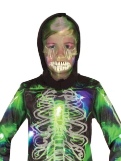 Rubie's Skeleton Spooky Glow In The Dark Costume For Kids
