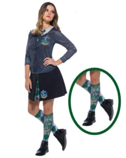 Rubie's Slytherin Costume Socks For Teens & Adults - Warner Bros Harry Potter