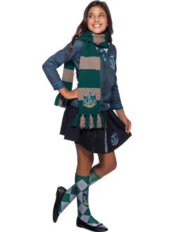 Rubie's Slytherin Deluxe Scarf For Kids - Warner Bros Harry Potter