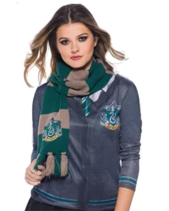 Rubie's Slytherin Deluxe Scarf For Kids - Warner Bros Harry Potter