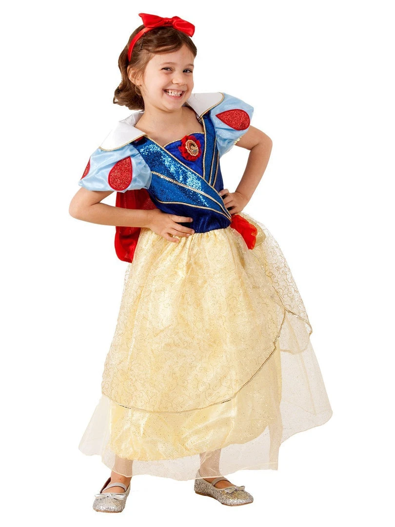 Rubie's Snow White Glitter & Glow Premium Costume For Kids (4-6 Yrs) - Disney Snow White 4 Rubie's Snow White Glitter & Glow Premium Costume For Kids (4-6 Yrs) - Disney Snow White