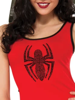 Rubie's Adults Spider-Girl Rhinestone Tank Dress - Marvel Spider-Girl