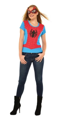 Rubie's Spider-Girl T-Shirt & Mask Set For Adults - Marvel Spider-Girl
