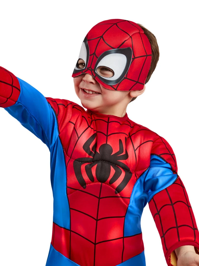 Rubie's Kids Spidey Deluxe Costume For Toddlers - Marvel Spidey & His Amazing Friends 4 Rubie's Kids Spidey Deluxe Costume For Toddlers - Marvel Spidey & His Amazing Friends