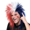 Rubie's Sports Fanatic Red White & Blue Wig For Adults